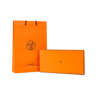 HERMES Cashmere Mulberry Silk Knit Scarves Women's Green