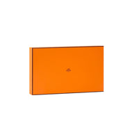 HERMES Cashmere Knit Scarves Men's Sand Blue
