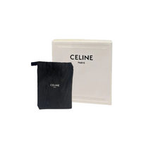 CELINE Calfskin Leather Belts Women's Brown Width 1.8cm