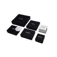 CHANEL Pearl Rhinestone Stud Earrings Women's Silver
