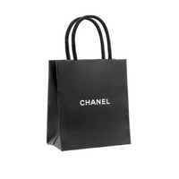 CHANEL Silk Silk Silk Scarves Women's White