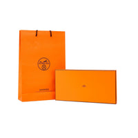 HERMES Cashmere Knit Scarves Men's Yellow