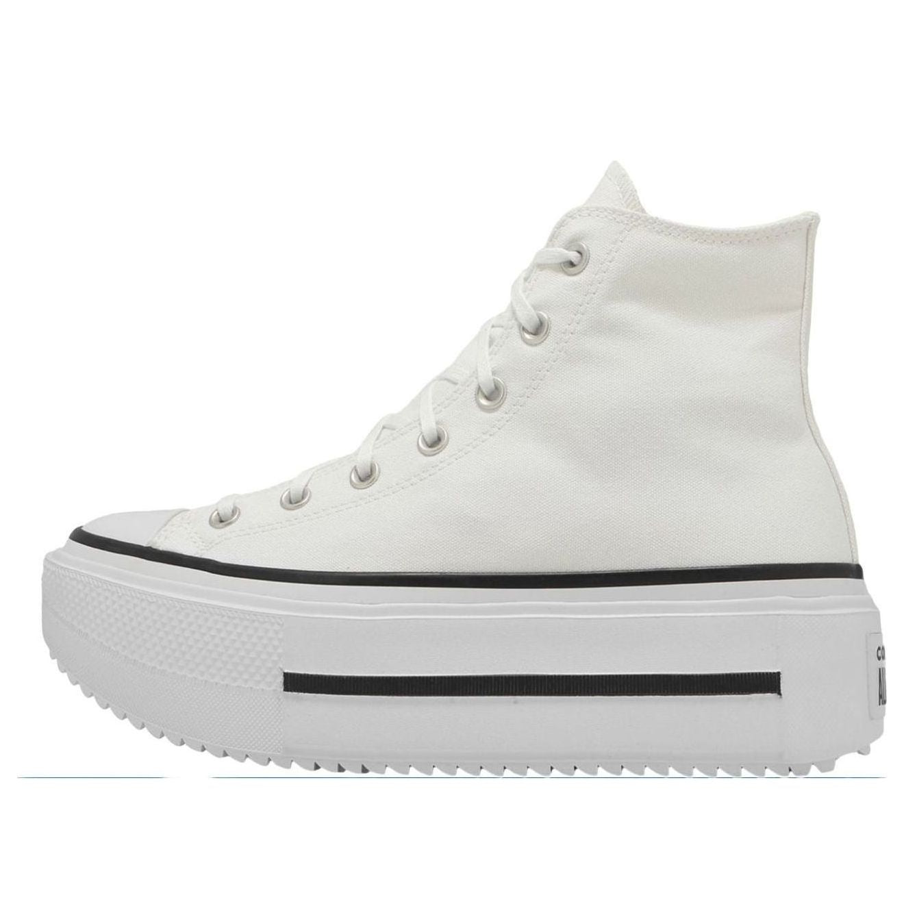 Converse Chuck Taylor All Star Lift Double Stack Hi 'White Black' A12976C
