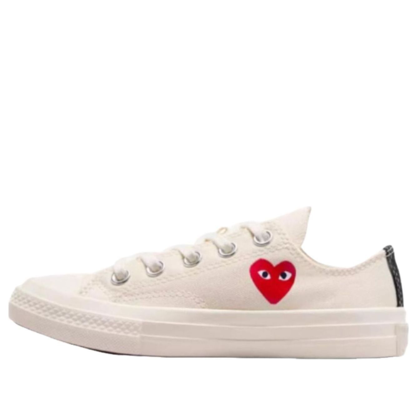(PS) Converse x Comme des Garcons PLAY Chuck Taylor All Star 70 Ox 'Single Heart Milk' A08807C