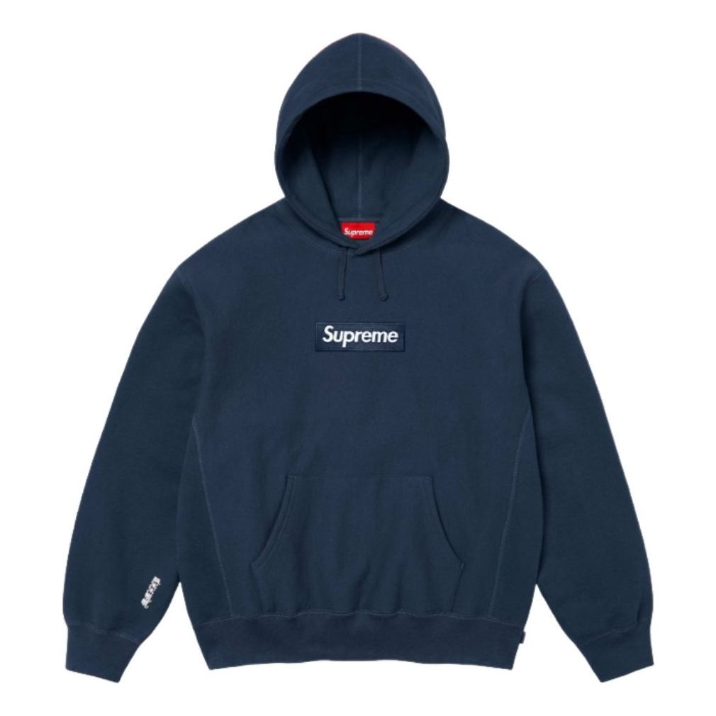 Supreme FW25 Box Logo Hoodie 'Navy' SUP-FW25-094-NA