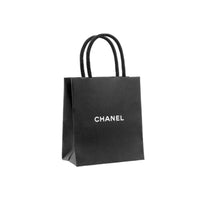CHANEL Wool Knit Scarves Unisex Gray White