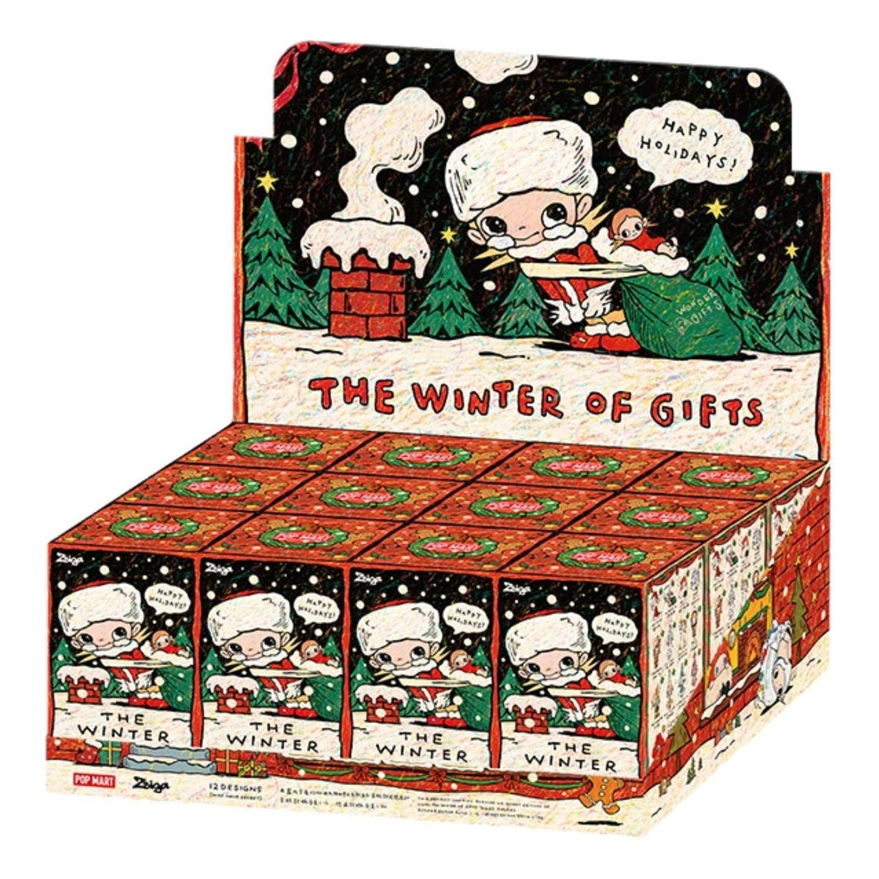 Pop Mart Zsiga The Winter of Gifts Series Figures Sealed Cases (12 Blind Boxes) PPMT-2511-0010-1000897545