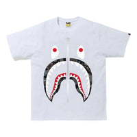 A Bathing Ape Space Camo Shark T-Shirt 'White' 1H80-110-020-WHITE