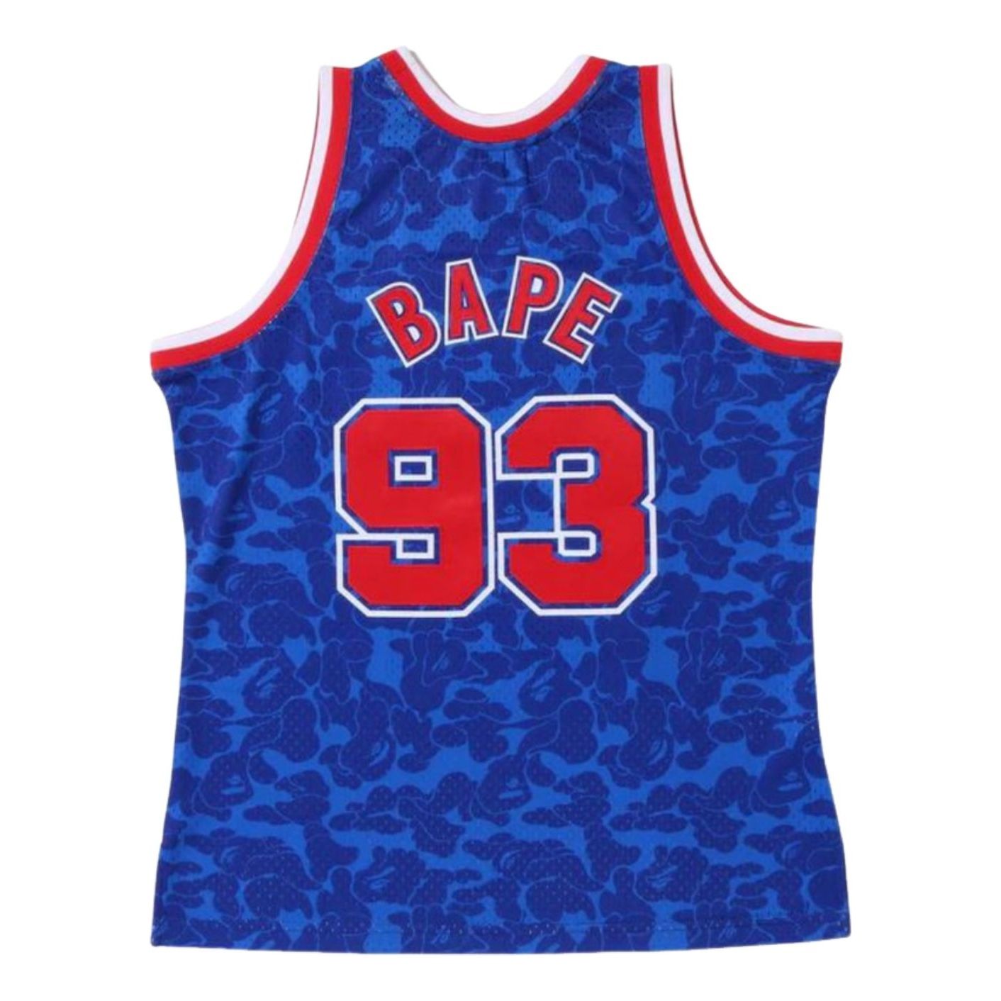A Bathing Ape Mitchell & Ness Nets Jersey 'Blue' 1I23-108-904-BLU