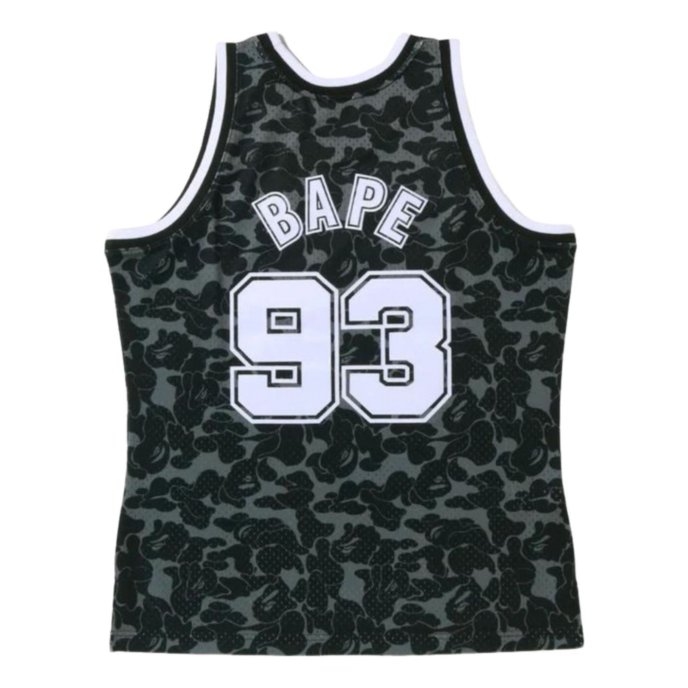 A Bathing Ape Mitchell & Ness Nets Jersey 'Black' 1I23-108-904-BLK