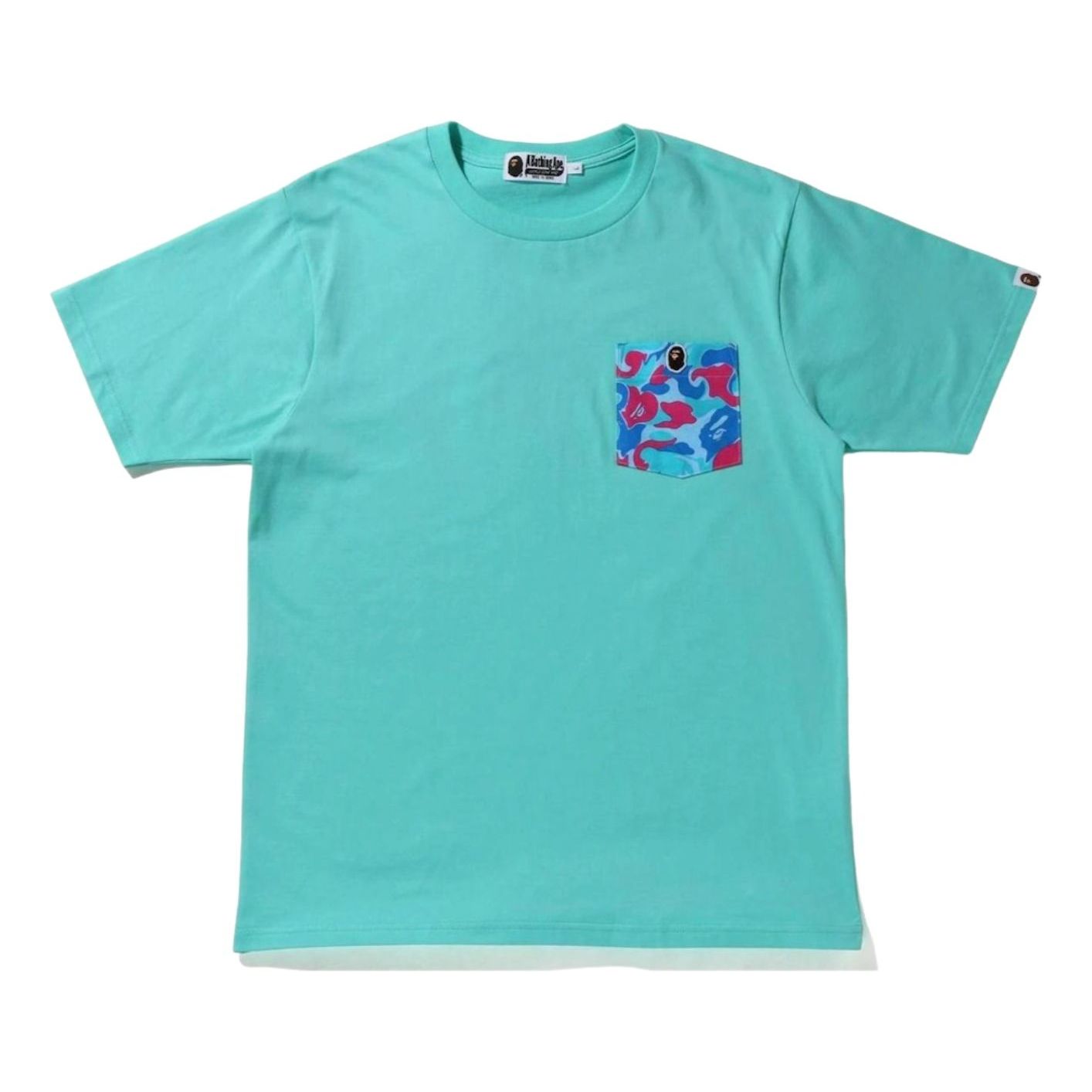 A Bathing Ape Marble Camo Pocket T-Shirt 'Blue' 1I30-109-005-BLU
