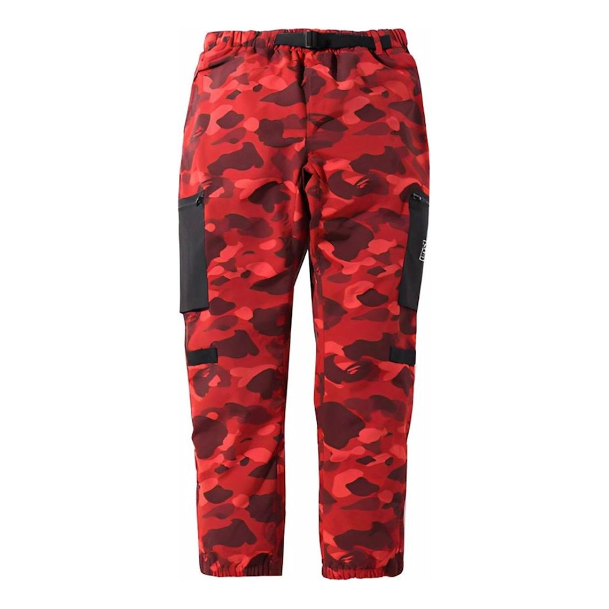 A Bathing Ape Color Camo Military Pants 'Red' 1I30-152-017-RED