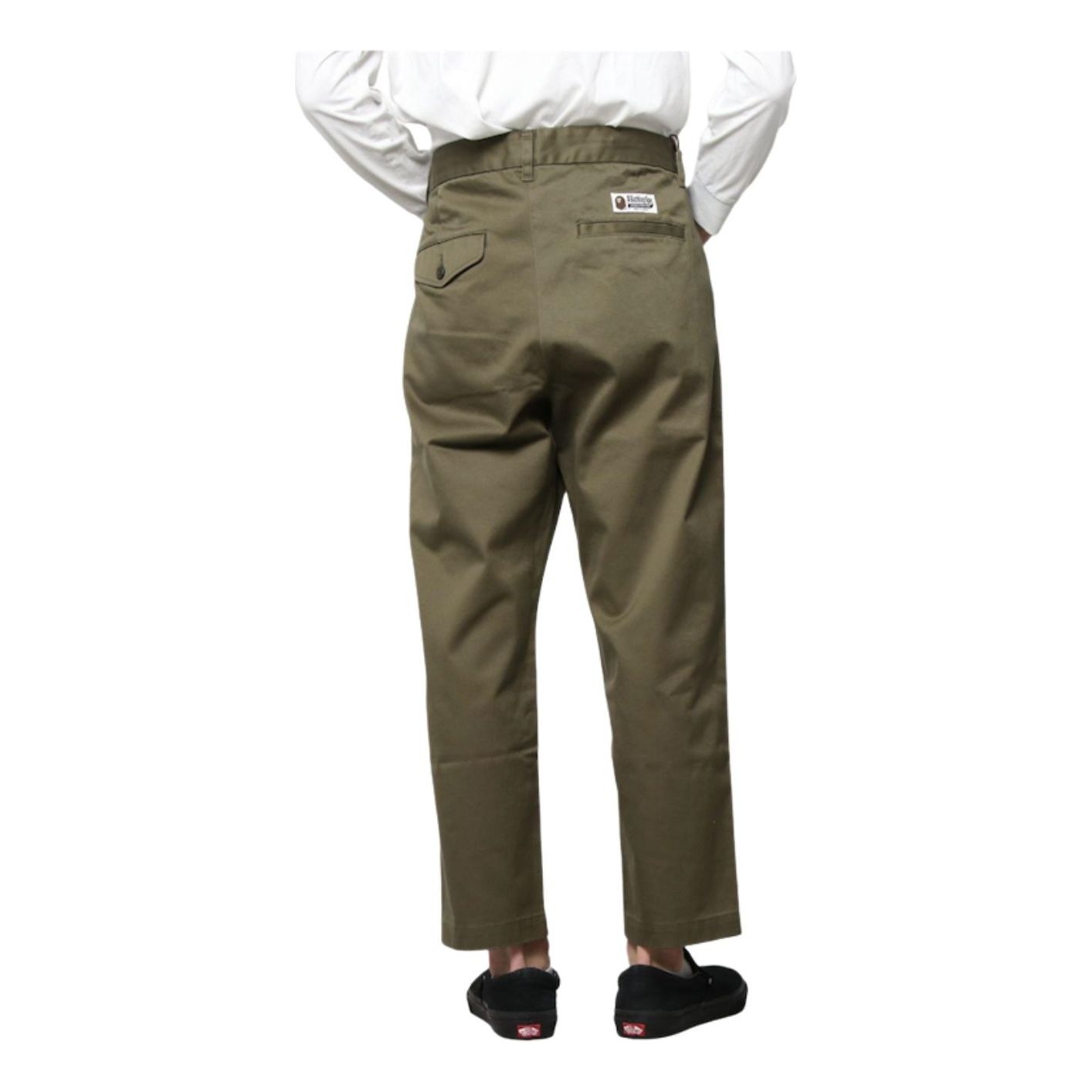 A Bathing Ape One Point Loose Fit Chino Pants 'Green' 1I30-152-018-GRN