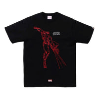 A Bathing Ape x MARVEL IRON MAN T-Shirt 'Black' 1I73-110-904-BLK