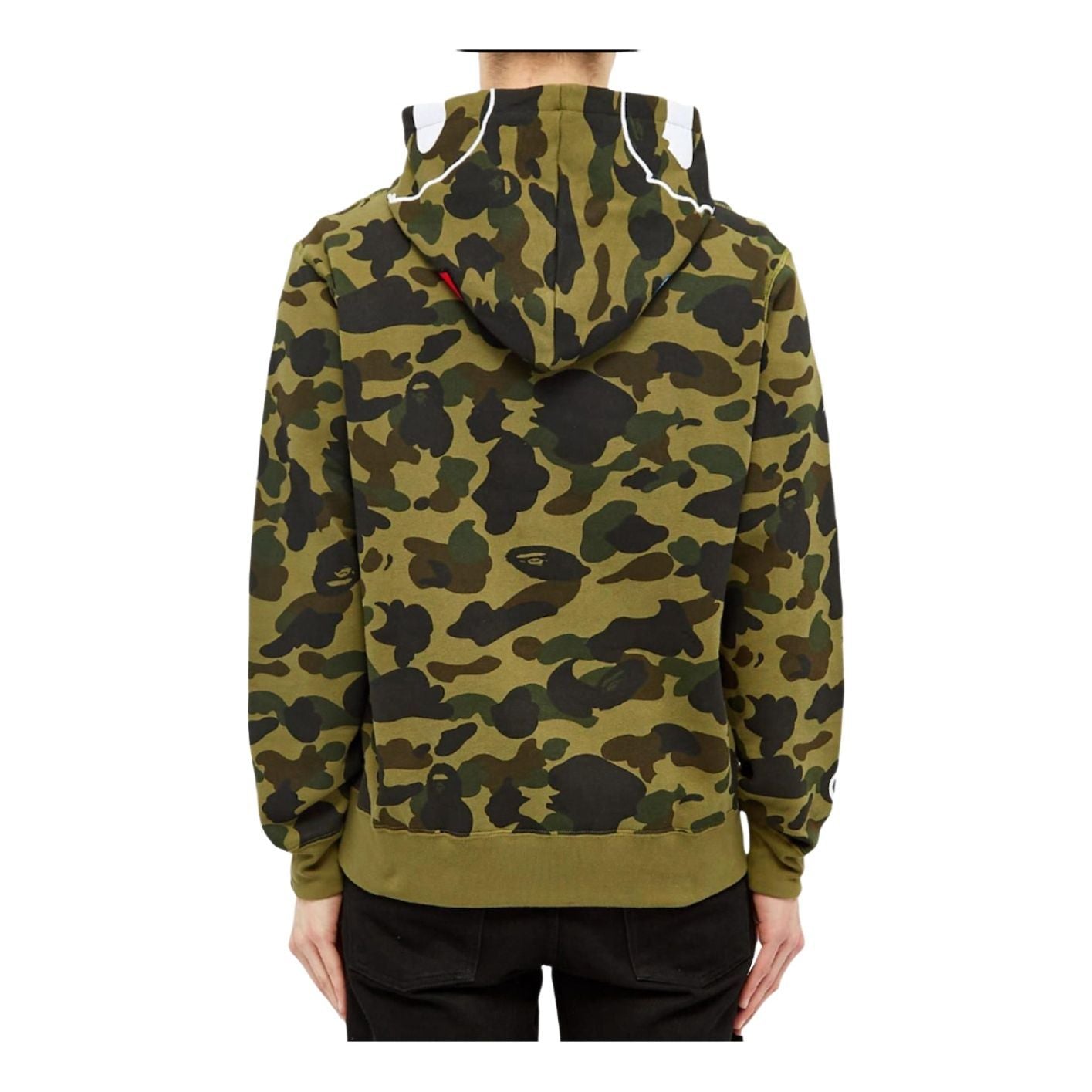 BAPE 1st Camo 2nd Ape Pullover Hoodie 'Green' 1G30-114-001
