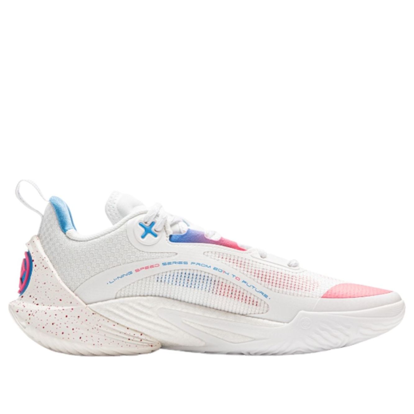 Li-Ning Speed 10 'White Pink Blue' ABAT085-76