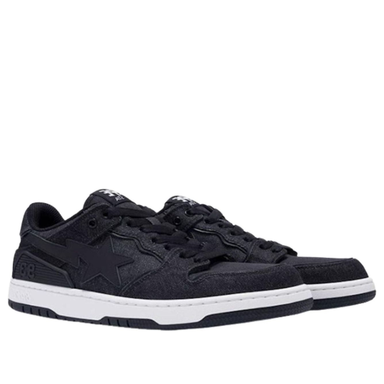A Bathing Ape Sk8 Sta 'Black Denim' 1J20-191-005