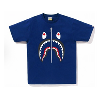 A Bathing Ape Shark T-Shirt 'Blue' 1J80-110-004-BLU