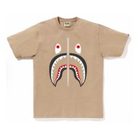 A Bathing Ape Shark T-Shirt 'Beige' 1J80-110-004-BEI
