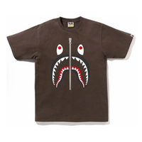 A Bathing Ape Shark T-Shirt 'Brown' 1J80-110-004-BRW