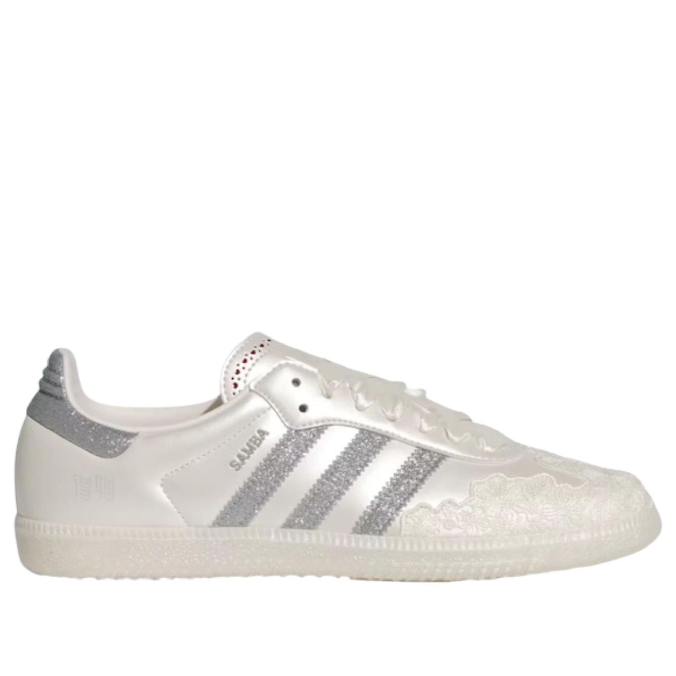 (WMNS) adidas Samba OG 'Chalk White Silver Metallic' HP3658