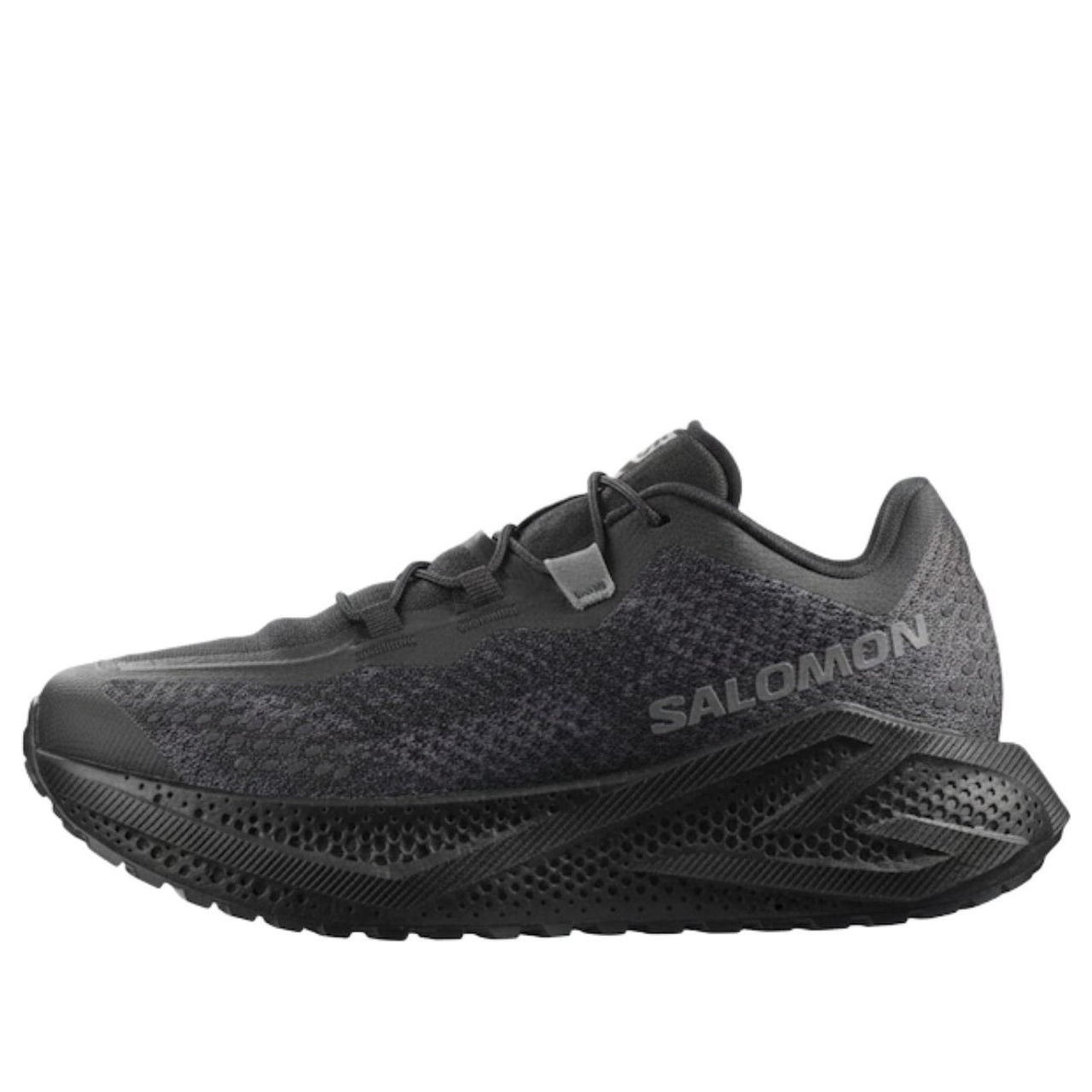 (WMNS) SALOMON Areo Glide 4 GRVL 'Black Asphalt' 491751