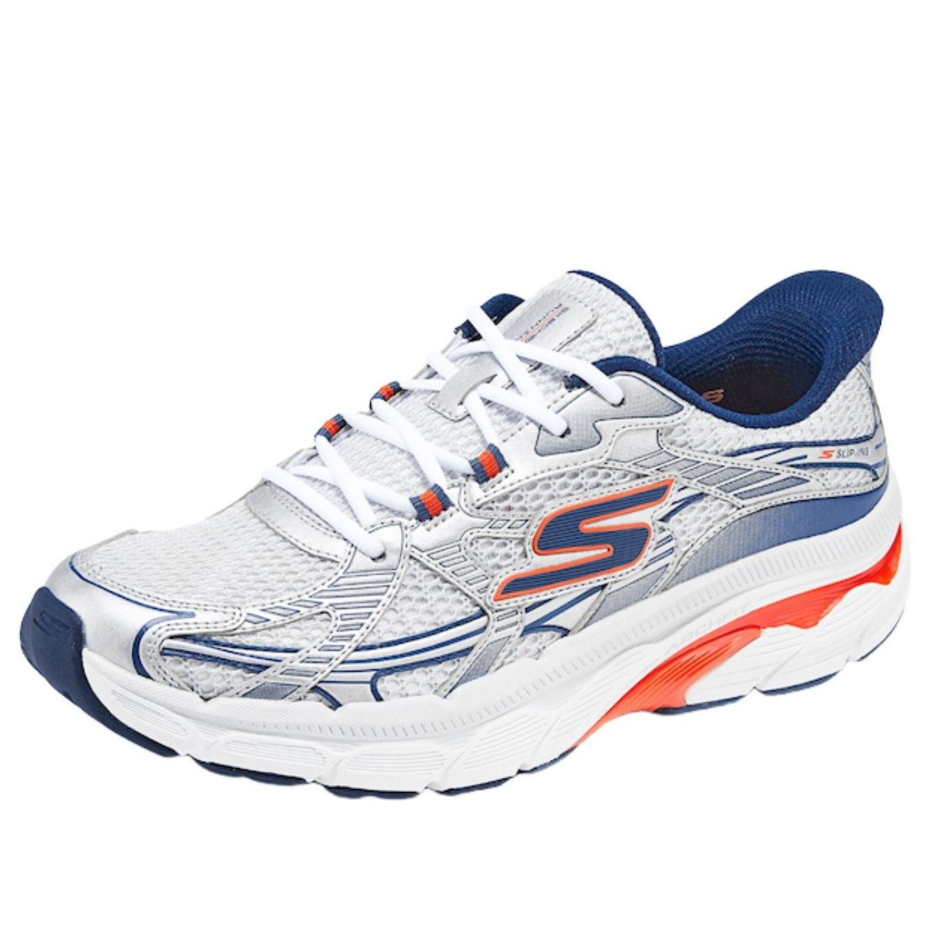 Skechers Go Run 'White Navy' 221103-WNV