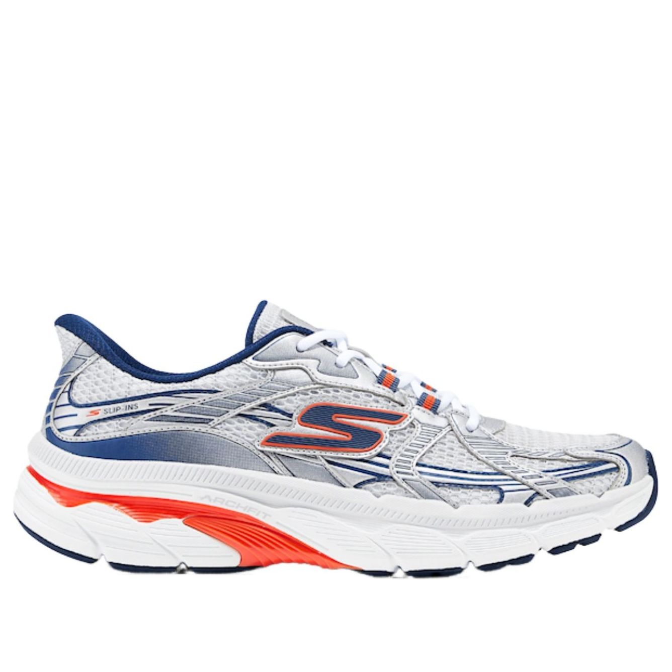 Skechers Go Run 'White Navy' 221103-WNV