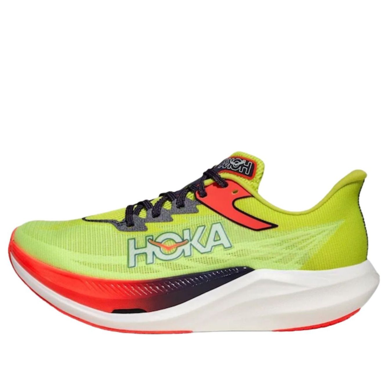 HOKA ONE ONE Rocket X 3 'Neon Yu Squid Ink' 1168724-NZS