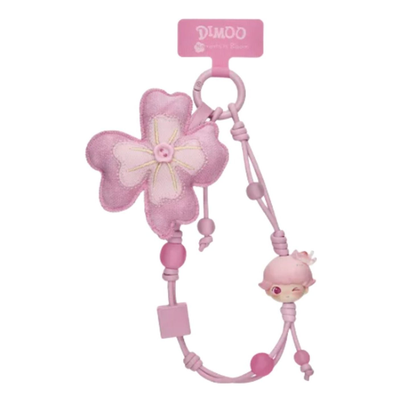 Pop Mart Dimoo Moments in Bloom Series Decorative Charm 'Spring Recoil' PPMT-2603-0035-1083396609