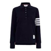 (WMNS) (W) Thom Browne Collar T-Shirt 'Navy' FJP053G-07976-415