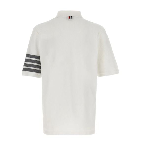 THOM BROWNE Collar Short Sleeve T-Shirt 'White' MJP136G-07976-100
