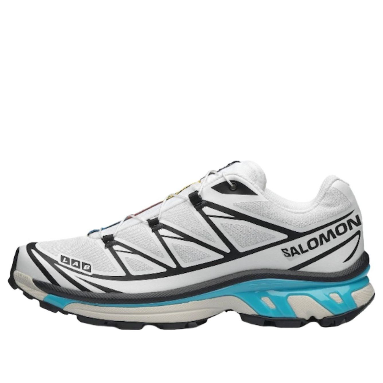 SALOMON XT-6 'Black White Blue Curacao' 491433