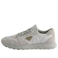 PRADA SS26 Prax 2.0 Re-Nylon and Suede Sneakers 'Cloudy Gray' 2EE436-D7C-F0424