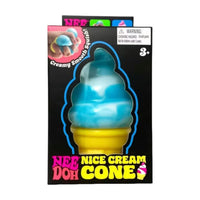 NeeDoh Nice Cream Ice Cream Cone Squishy Fidget Toy 'Blue' NDIC-BLUE