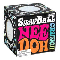 NeeDoh Snowball Crunch Squishy Fidget Toy 'White' NDSC-WHITE