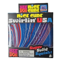 NeeDoh Swirlin USA Squishy Fidget Toy 'Red White Blue' NDUS-RWB