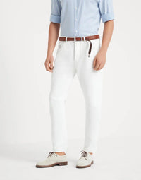 Brunello Cucinelli Five-Pocket Straight-Leg Jeans
