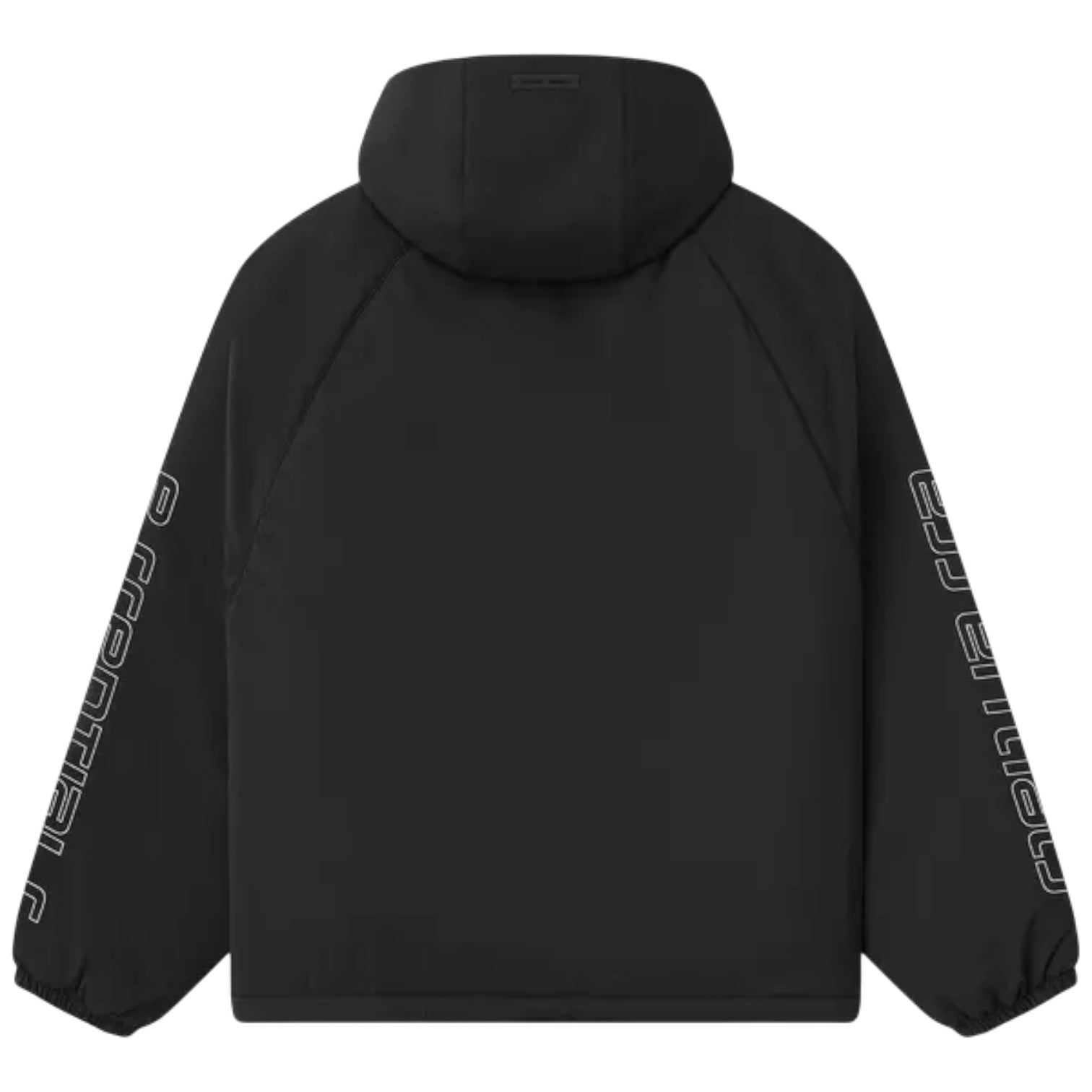 Fear of God Essentials Nylon Half Zip Anorak 'Vintage Black' 202HO258241F
