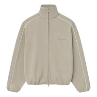 Fear of God Essentials Modern Fleece Track Jacket With Piping 'Timber Cloud White' 202SP256891F