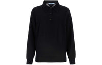 PRADA Long Sleeved Knitted Polo Shirt