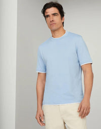 Brunello Cucinelli Layered Detail Cotton T-Shirt