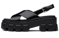 PRADA Monolith Sandal Women's Black