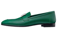 HERMES Paris Casual Single Shoes Women's Green