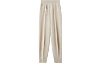 Loro Piana Ashi Trousers Casual Pants Women's White Gray