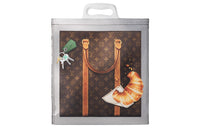 LOUIS VUITTON Freezer Sac Plat Silver