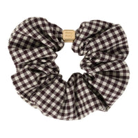 MIU MIU Fabric Metal Hair Ties Women's White/Burgundy