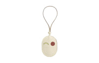 HERMES In The Loop Mysore Goat Skin Keychain Bag Accessory Women's Tender Shoot Yellow/Copper Red/Ash White