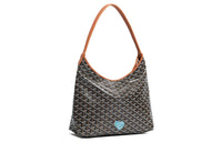 GOYARD Bohème Hobo Canvas With Leather Shoulder Bag Combo Bag Handbag, Shoulder Bag Women's
