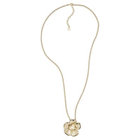 CHANEL Metal Necklaces Women's Gold